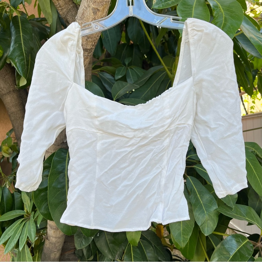 Reformation cream Top !
